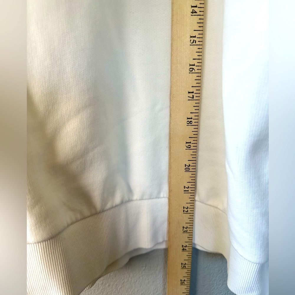 Anthropologe Othilia Imogen Eyelet Pullover White Size XL - Picture 11 of 12